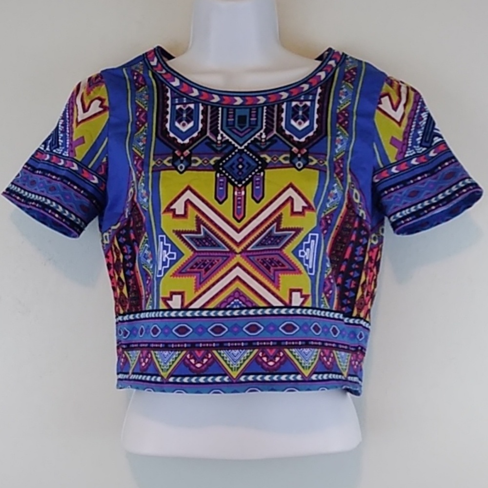 Flying Tomato Multicolor Crop Top